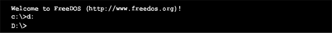 Arranque del sistema en el entorno DOS