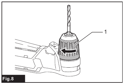 Instalaci&oacute;n o extracci&oacute;n de la broca - Paso 2