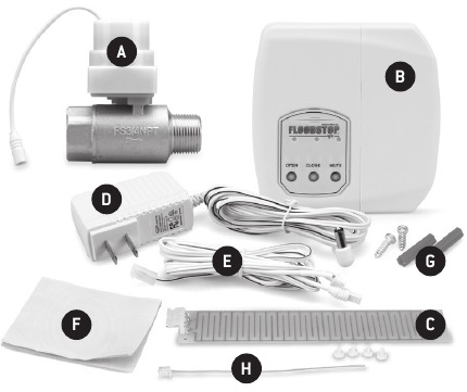 Componentes del sistema Floodstop