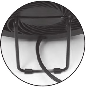 Soporte met&aacute;lico del calefactor