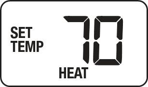 Cambiar la temperatura establecida - Parte 1