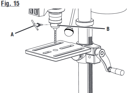 LLAVE DE PORTABROCAS AUTOEXPULSABLE
