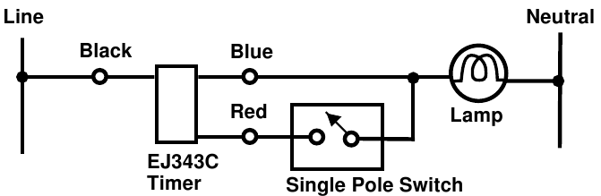 Diagrama de cableado de tres v&iacute;as para cableado nuevo