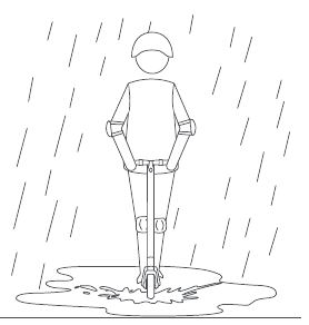No usar en lluvia