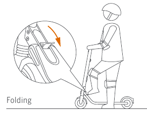 Doblando el KickScooter