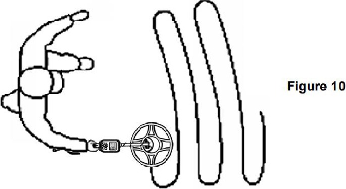 Persona buscando metales con un detector de metales