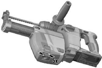 Limpieza por golpes del filtro TE DRS 4/6 T1 (versi&oacute;n estadounidense)