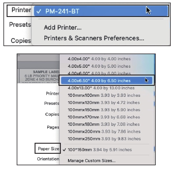 macOS - Configuraci&oacute;n de la impresora - Paso 4