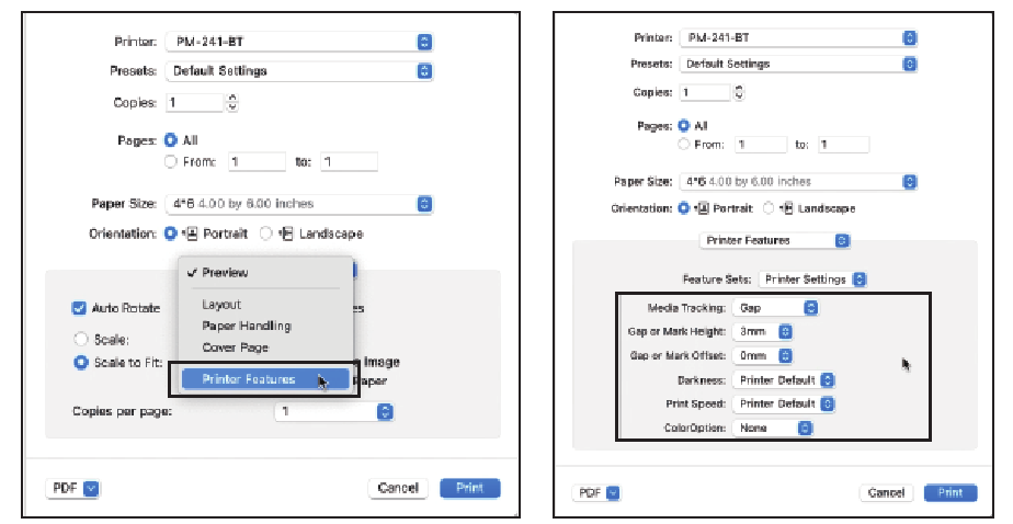 macOS - Configuraci&oacute;n de la impresora - Paso 8