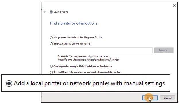 Soluci&oacute;n para no encontrar la impresora (Windows) - Paso 4