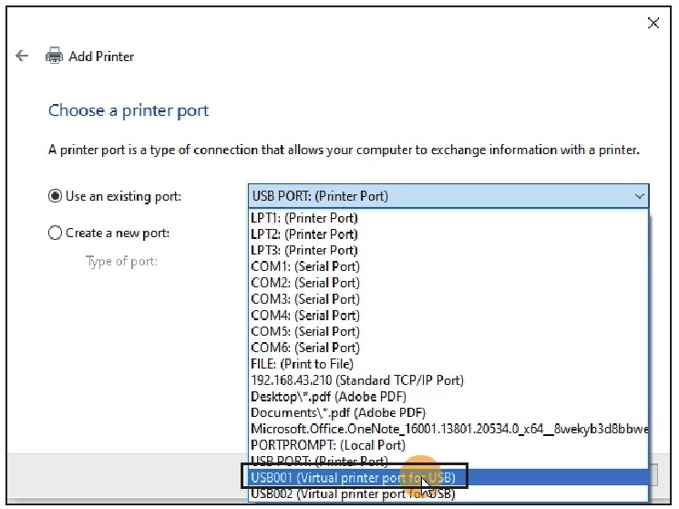 Soluci&oacute;n para no encontrar la impresora (Windows) - Paso 7
