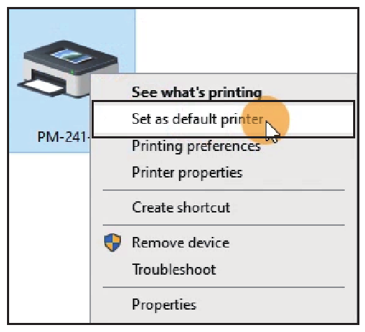 Windows - Configuraci&oacute;n de la impresora - Paso 1