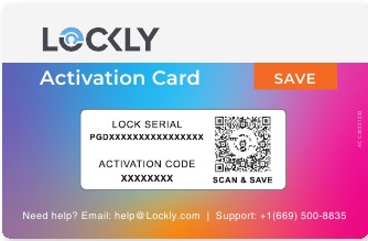 Tarjeta de c&oacute;digo de activaci&oacute;n