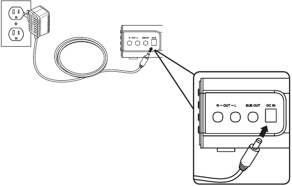 Configuraci&oacute;n: conexi&oacute;n de la alimentaci&oacute;n