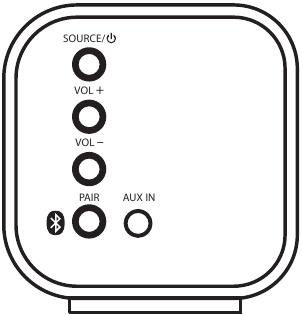 Controles del altavoz