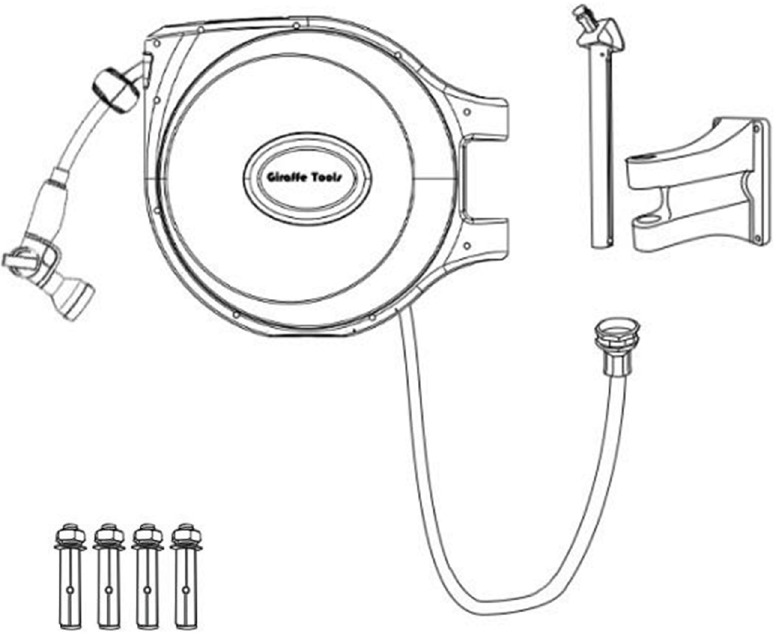 Componentes del producto Giraffe Tools CW20