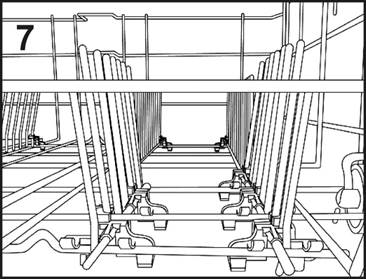 Uso de la cesta inferior - Estantes plegables - Paso 2