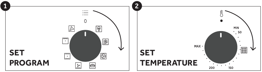Ajustar la temperatura de cocci&oacute;n