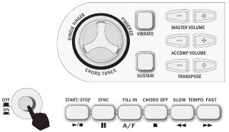 Operaci&oacute;n b&aacute;sica - Encendido/apagado