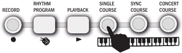 Modos de ense&ntilde;anza - Uso del modo de ense&ntilde;anza Single Key