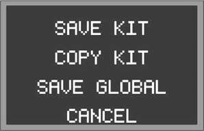 Guardar un kit