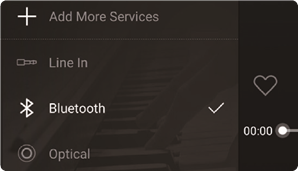 Para reproducir en modo Bluetooth