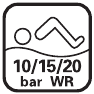 Resistencia al agua (10 bar/15 bar/20 bar)