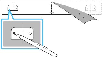 INSTALACI&Oacute;N DEL SOPORTE DE PARED - Paso 1