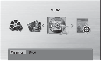 Escucha de m&uacute;sica (modo IPOD)