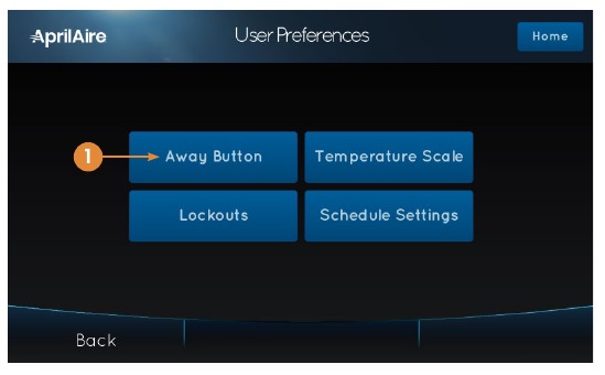 AWAY BUTTON - Paso 1