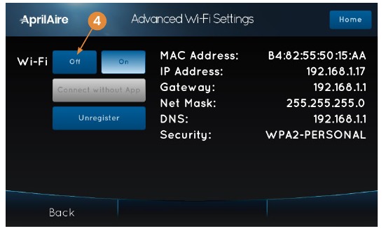 DESACTIVACI&Oacute;N DE LA RADIO WI-FI - Paso 2