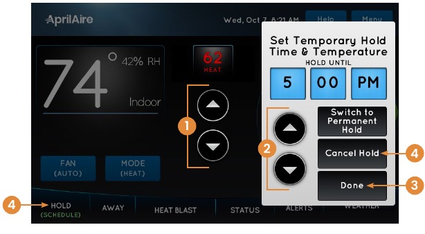 RETENCIONES DE PROGRAMACI&Oacute;N - Retenci&oacute;n temporal