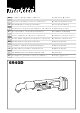 Makita 6940D Manual De Instrucciones