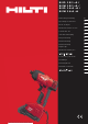 Hilti SID 121-A Manual De Instrucciones