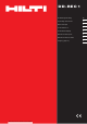 Hilti DD-REC 1 Manual De Instrucciones