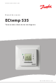 Danfoss ECtemp 535 Manual De Usuario