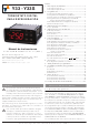 ASCON TECNOLOGIC Y33 Manual De Instrucciones