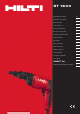 Hilti ST 1800 Manual De Instrucciones