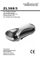 Velleman ZL388/3 Manual Del Usuario