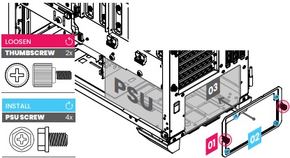 INSTALACI&Oacute;N DE HARDWARE - FUENTE DE ALIMENTACI&Oacute;N