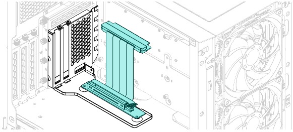 USO DEL SOPORTE VERTICAL DE GPU GEN 4
