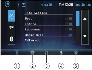 Men&uacute; de configuraci&oacute;n