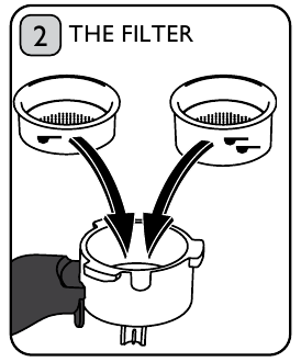 Selecci&oacute;n del filtro de taza