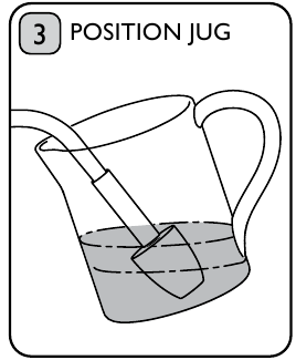 Colocaci&oacute;n de la boquilla en la leche