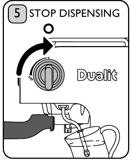 Detenci&oacute;n del flujo de agua