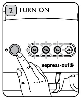 Encendido de la m&aacute;quina