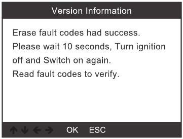 Borrar c&oacute;digos de error - Paso 2