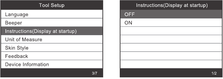 Configuraci&oacute;n de la herramienta - Mostrar al inicio