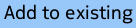 icono de guardar en contacto existente