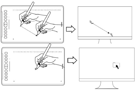 Usando el l&aacute;piz - Paso 1 - Posicione el cursor